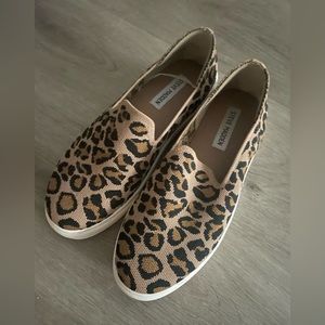 Steve Madden Leopard Slip On Sneakers